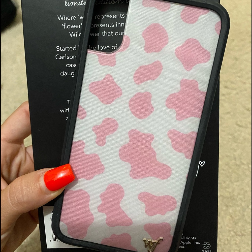 Wildflower Pink Moo Iphone X/Xs Case